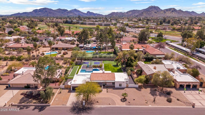 Surrounded by mountain views