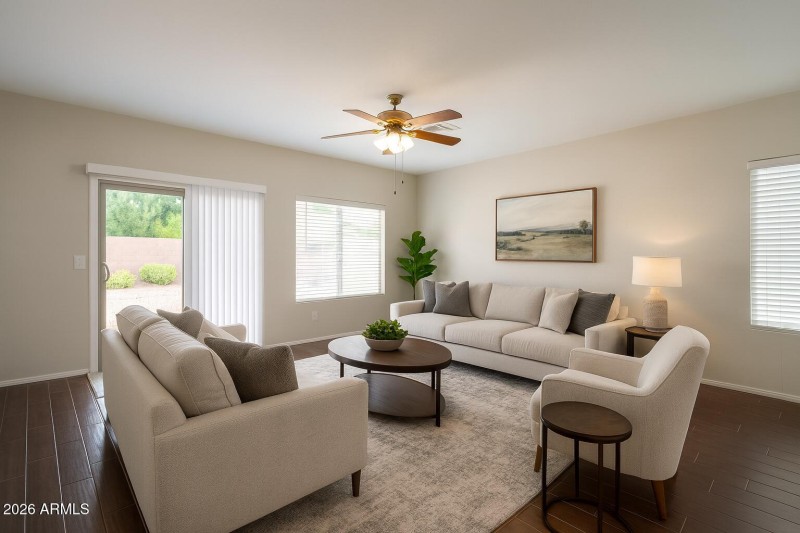 Stonecreek Living room-Virtually Staged