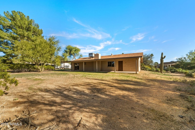 Extended Patio and giant yard