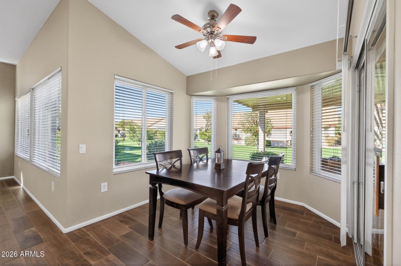 Breakfast Area towards HOA Grass