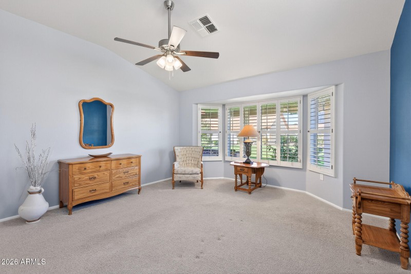 Primary Bedroom towards Backyard