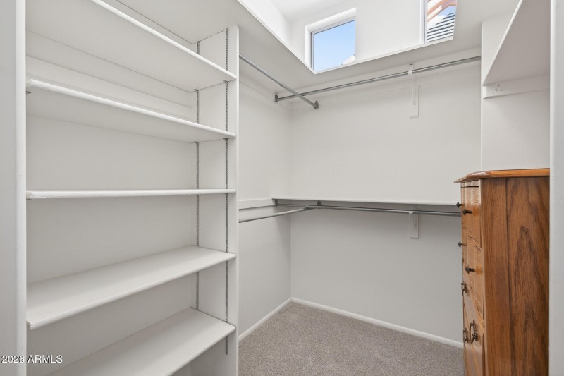 Primary Walk in with Natural Light