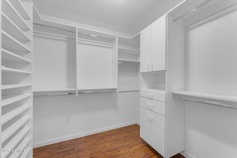 2 Separate Walk-In Closets