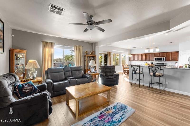 Living Room to Kitchen