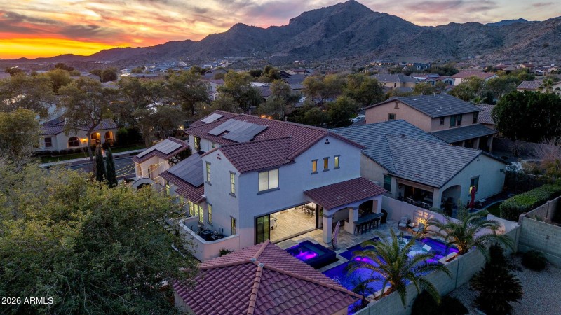 2985 N Point Ridge Rd Drone Twilight-11