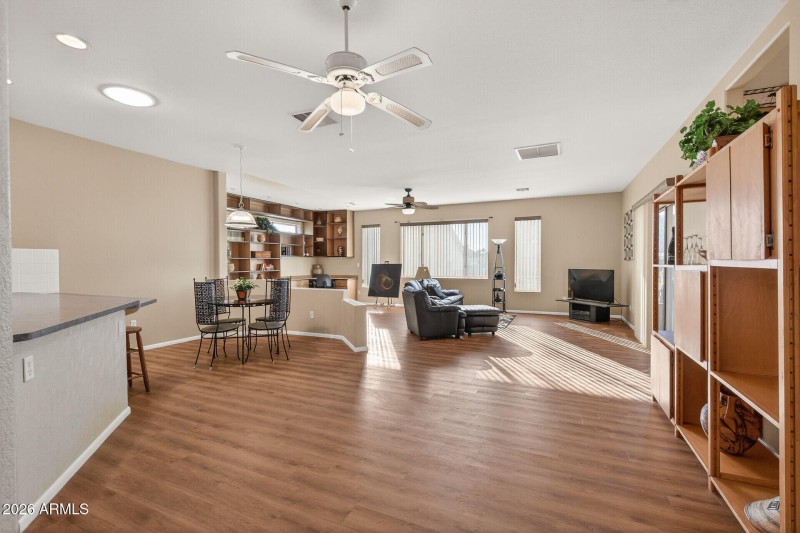 View towards Family Room Addition