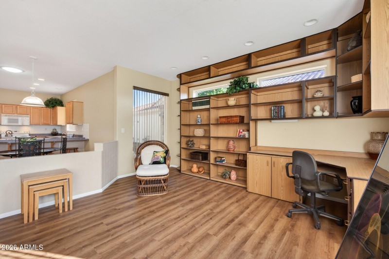 Office towards kitchen