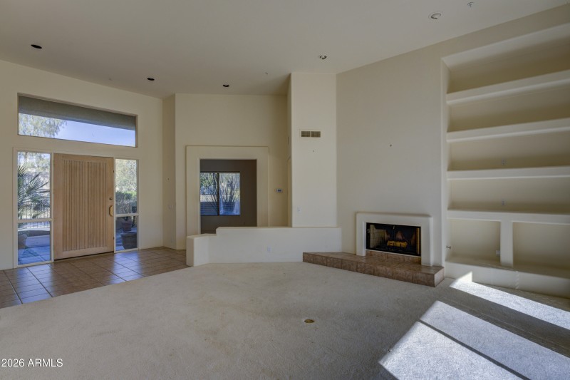 Living room and entry