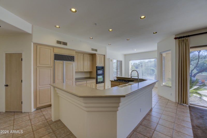 Large kitchen island