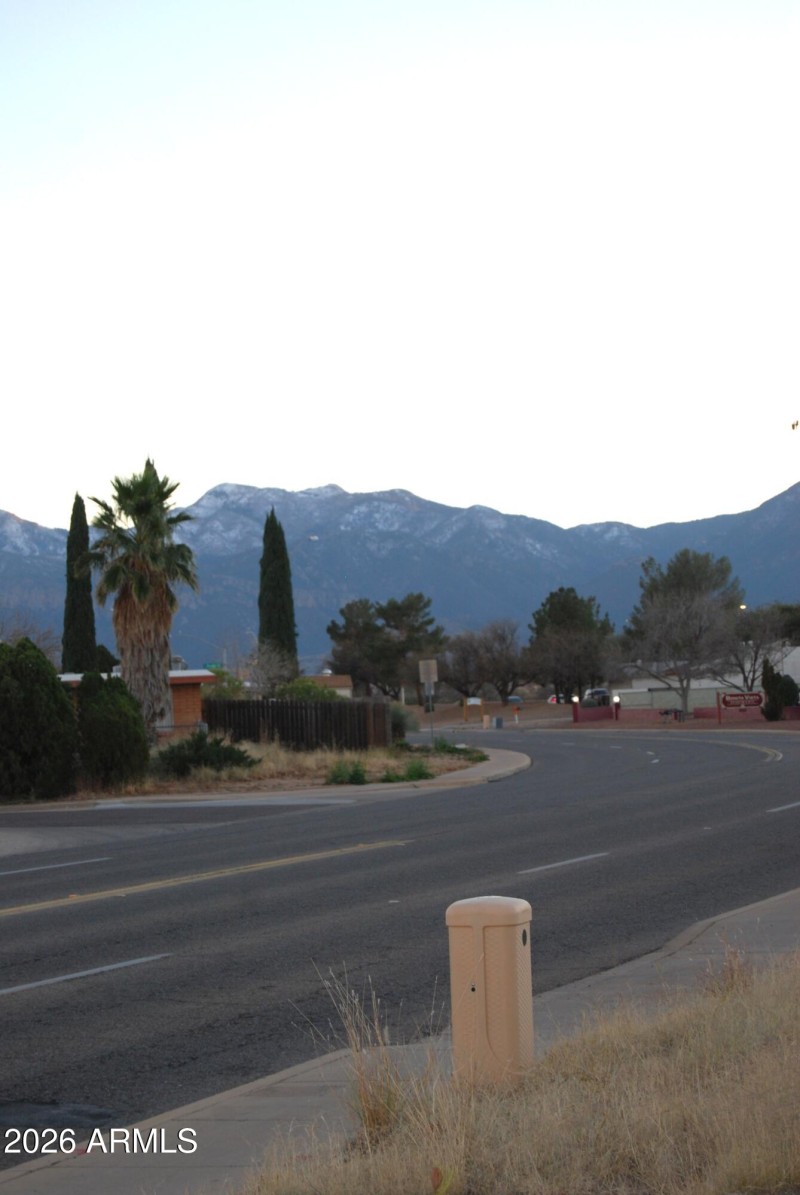 view from front yard