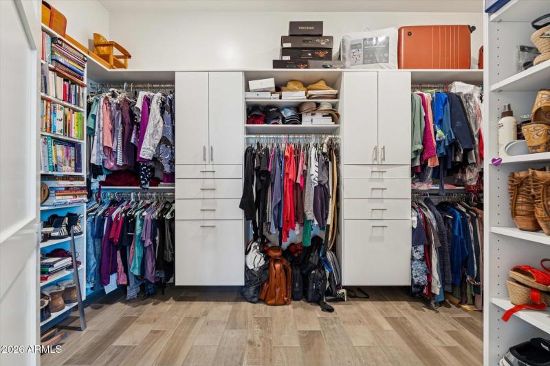 PRIMARY SUITE CLOSET
