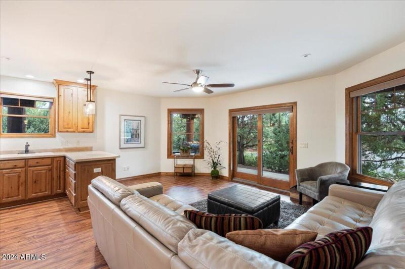 Lower Level Kitchenette and Flex Space