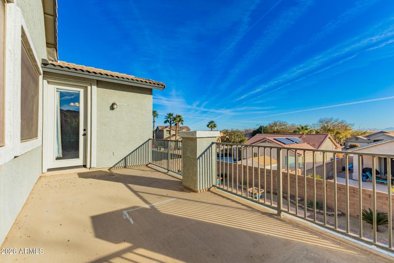 Balcony off of Primary