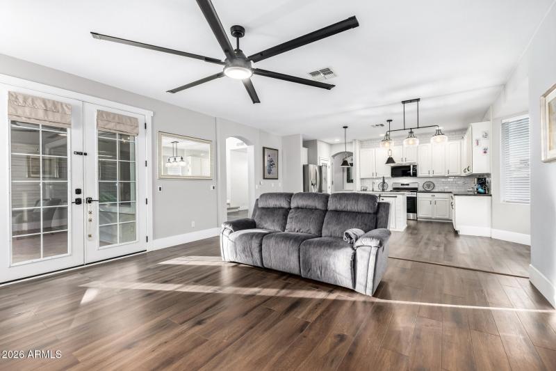 View of open concept Kitchen