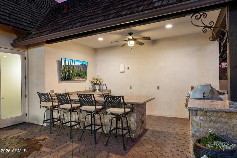 Outdoor BBQ Area