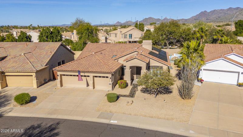 Updated home with vaulted ceilings