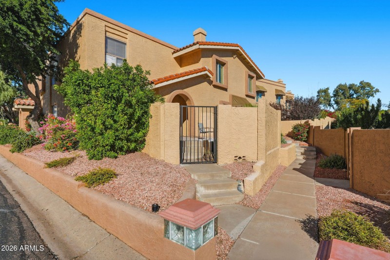 Inviting curb appeal welcomes you home