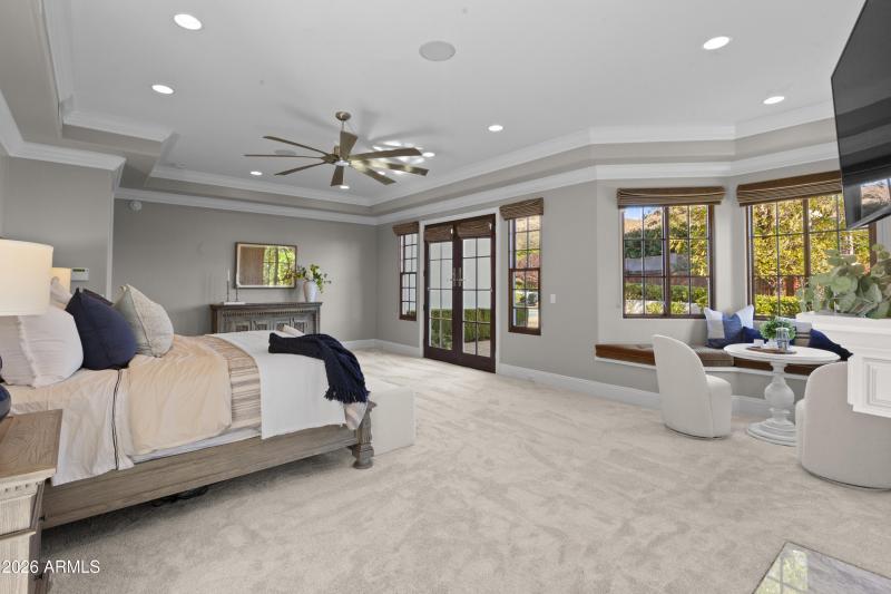 Primary w french doors