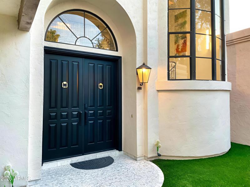 Grand Entry with Custom Doors