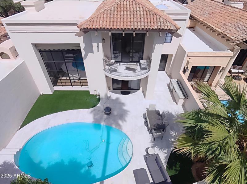 Resort style backyard