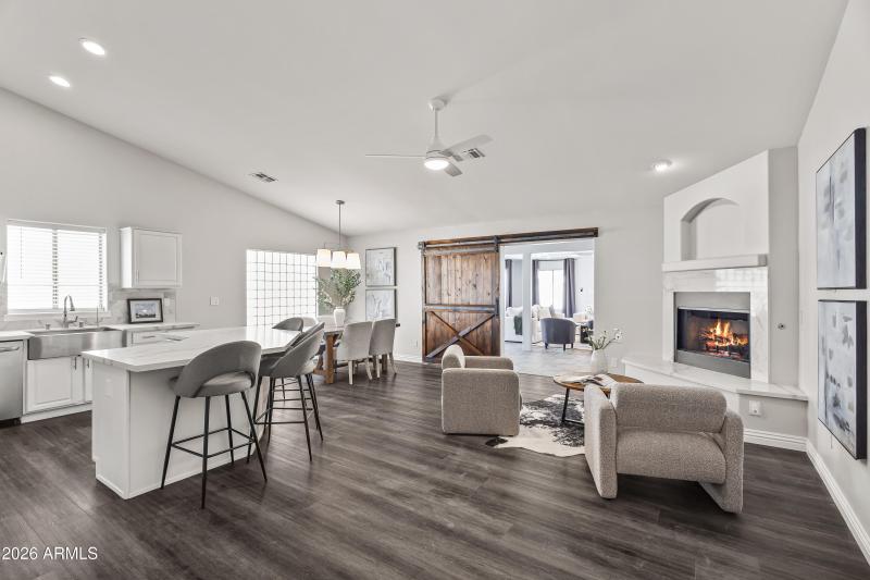 Great Room with Gas Fireplace