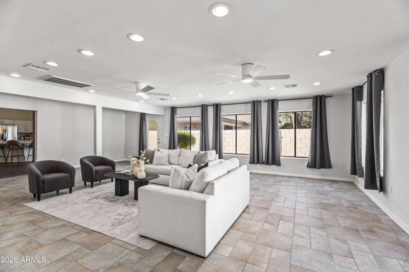 Expansive Family Room