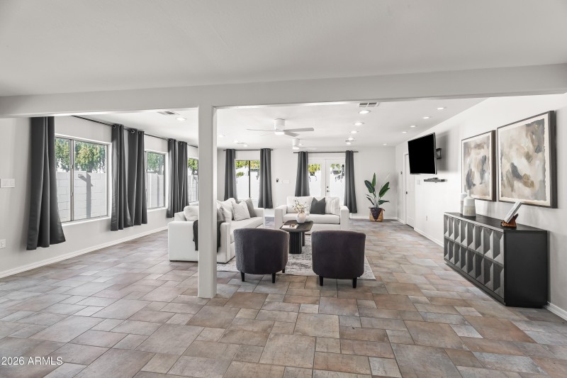 Expansive Family Room