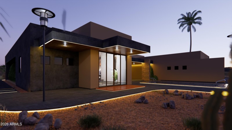 Soaring Eagle Exterior Render Backyard S