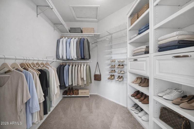 PRIMARY SUITE CLOSET