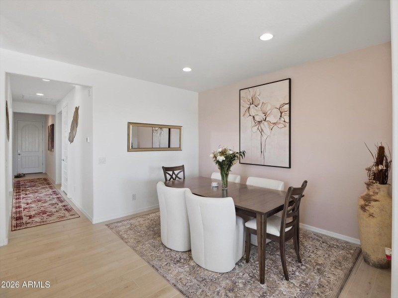 Open view from Kitchen