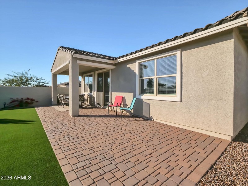 Extra pavers for extending space