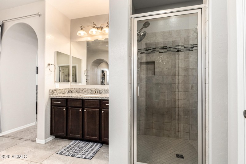 Shower Primary Bathroom