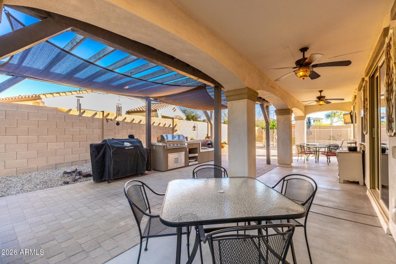 Full Home Length Covered Patio