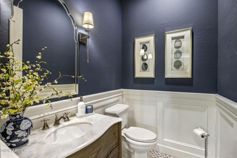 Beautifully Designed Powder Room