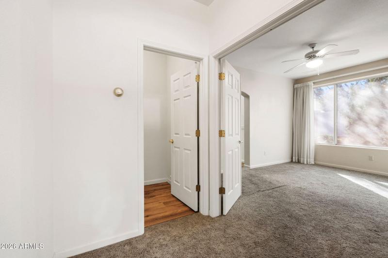 Office area near master