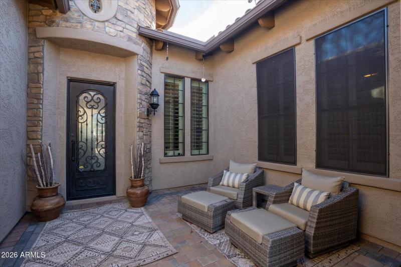 Private Entry Courtyard