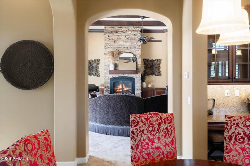 Dining area to Main Living Room