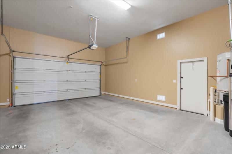 2 Car Garage with Newer water heater