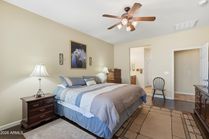 Plenty of space in this Primary Bedroom