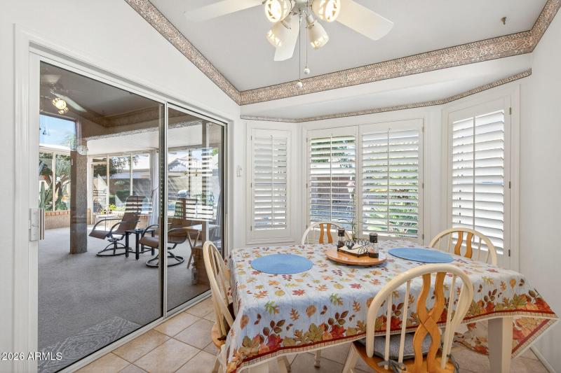 Sliders to screened back patio