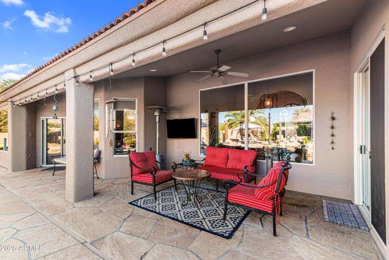 Multiple seating areas