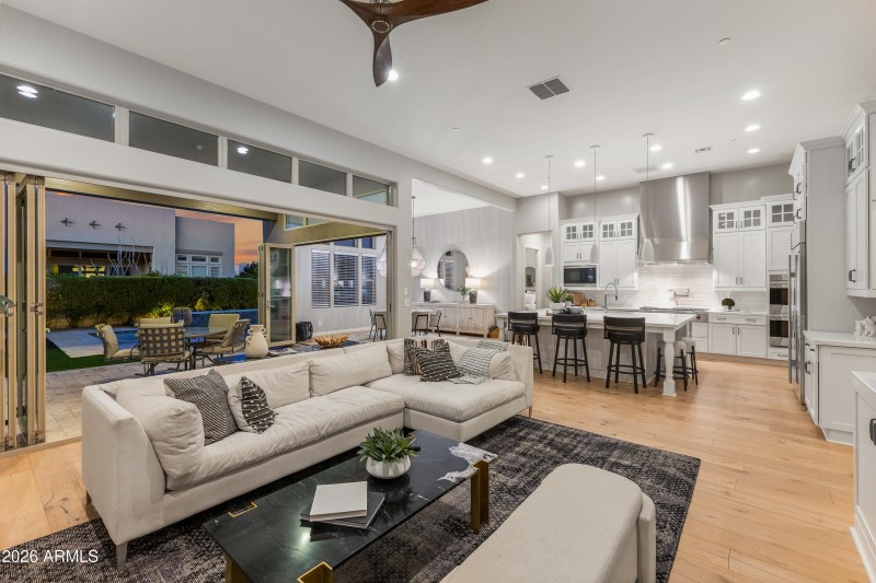 Great Room at Twilight