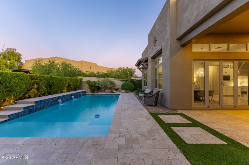 Backyard at Twilight