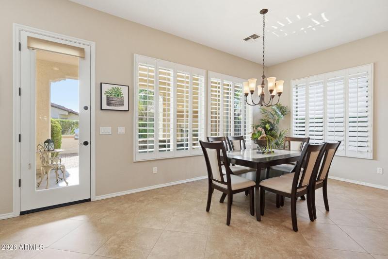 Dining Area + Access to Patio