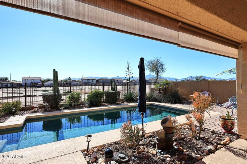 Covered Patio-Pool View