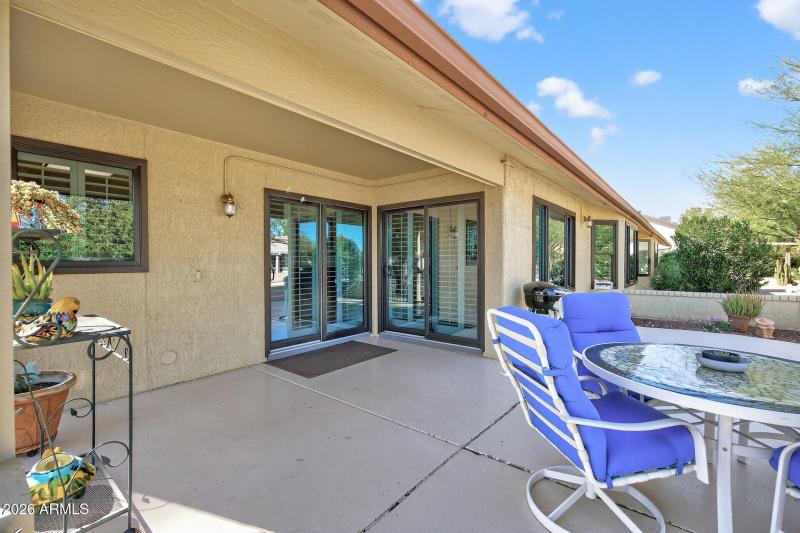 Back Patio towards Kitchen