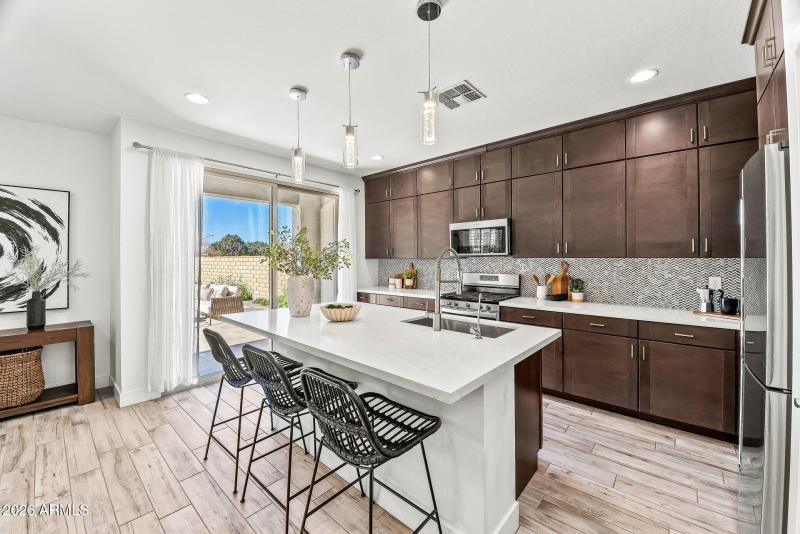 Kitchen + Island Seating
