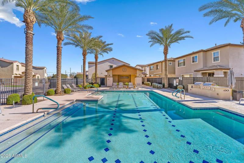 Community Pool + Seating