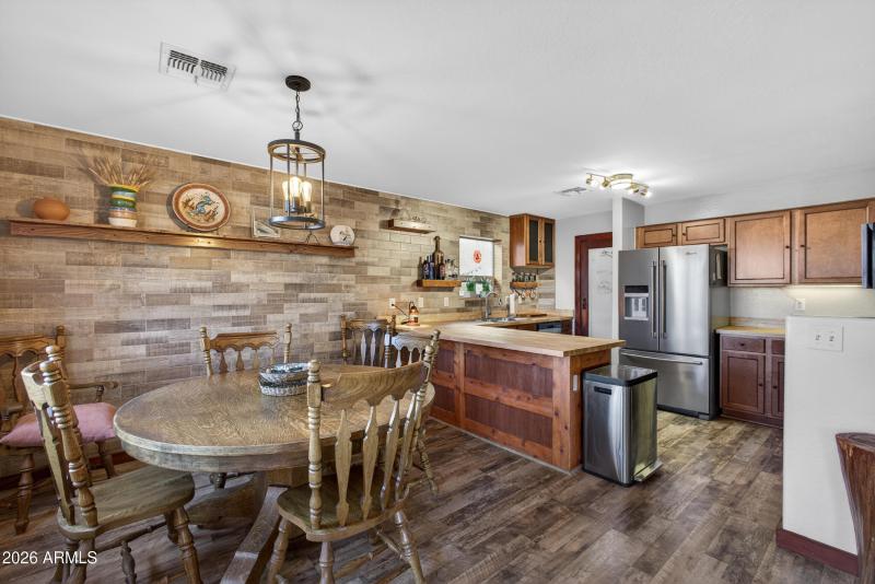 Dining Area and Kitchen
