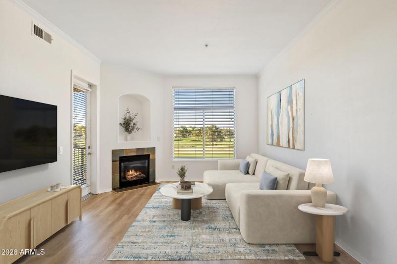 Virtually Staged - Living Room